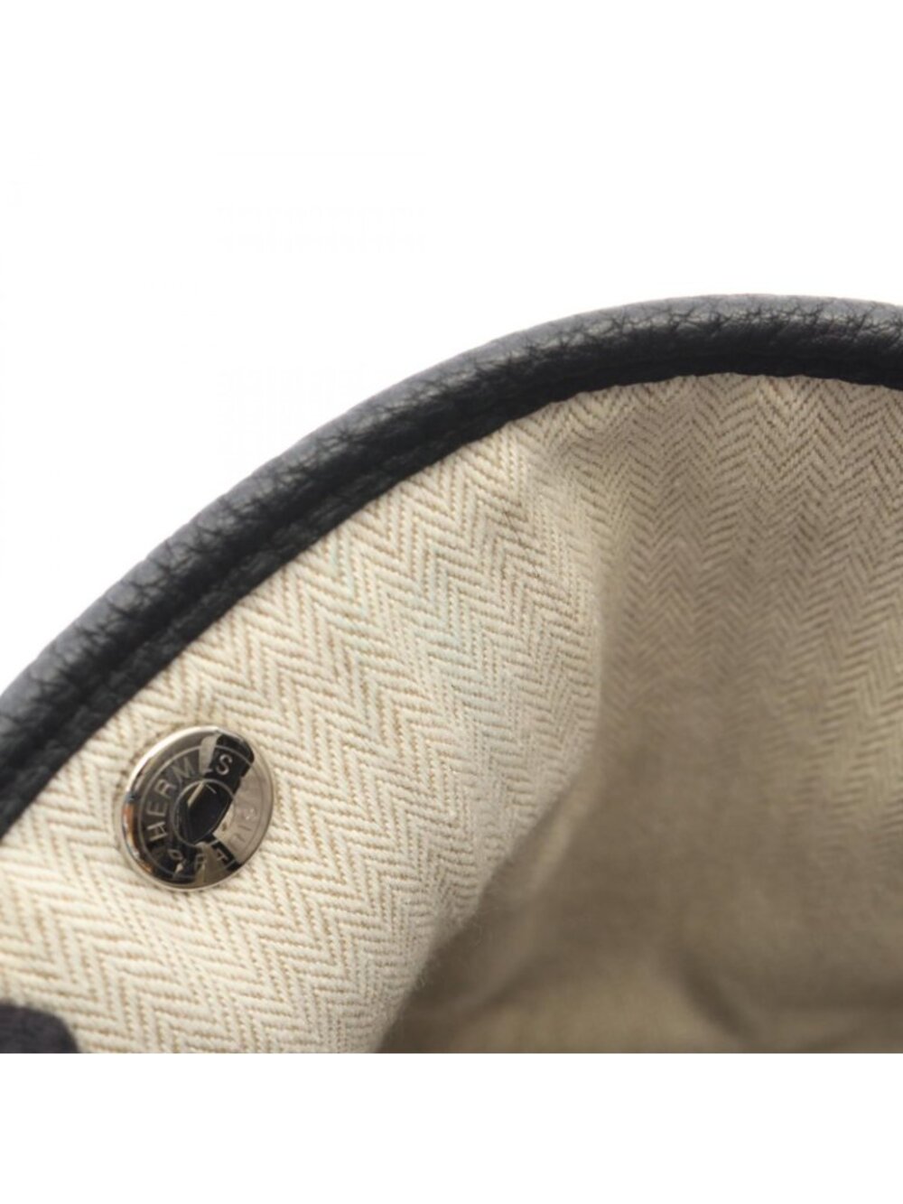 Hermes Tote Garden Party TPM Black Leather - Picture 7 of 11